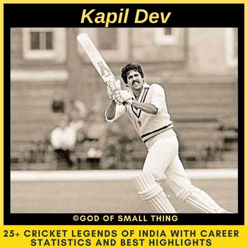 Best Cricketers of India Kapil Dev