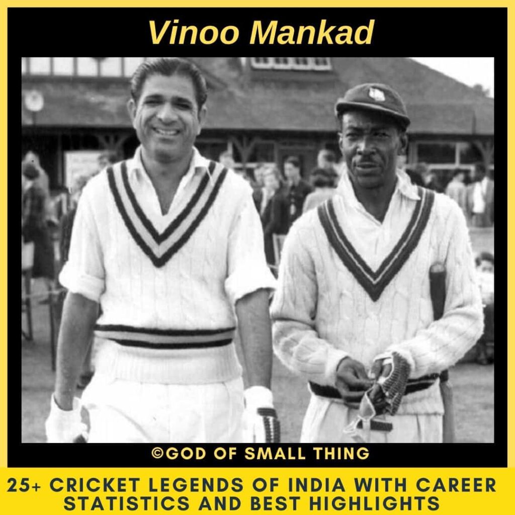 Best Cricketers of India Vinoo Mankad