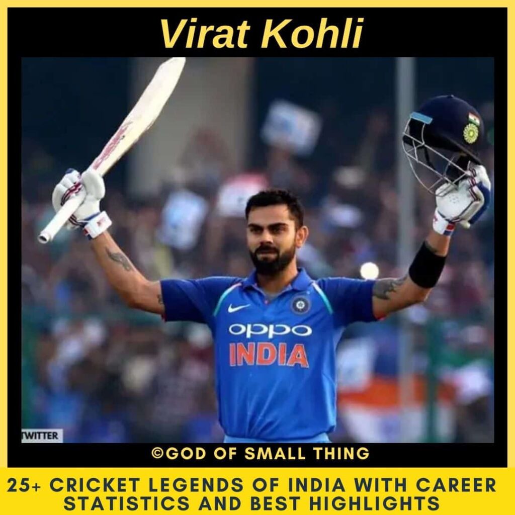 Best Cricketers of India Virat Kohli