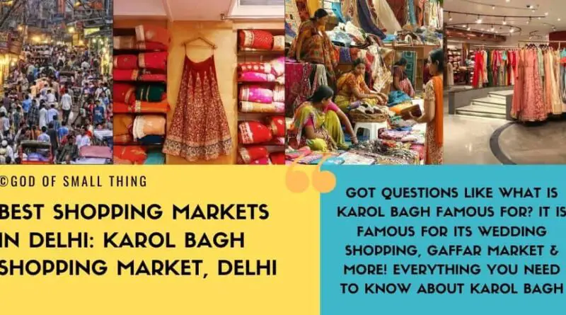 Karol Bagh Shopping Market, Delhi