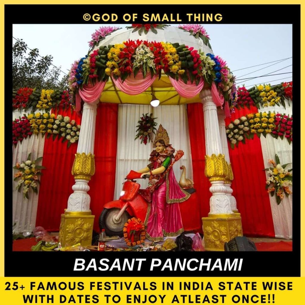 Popular festivals in India Basant Panchami