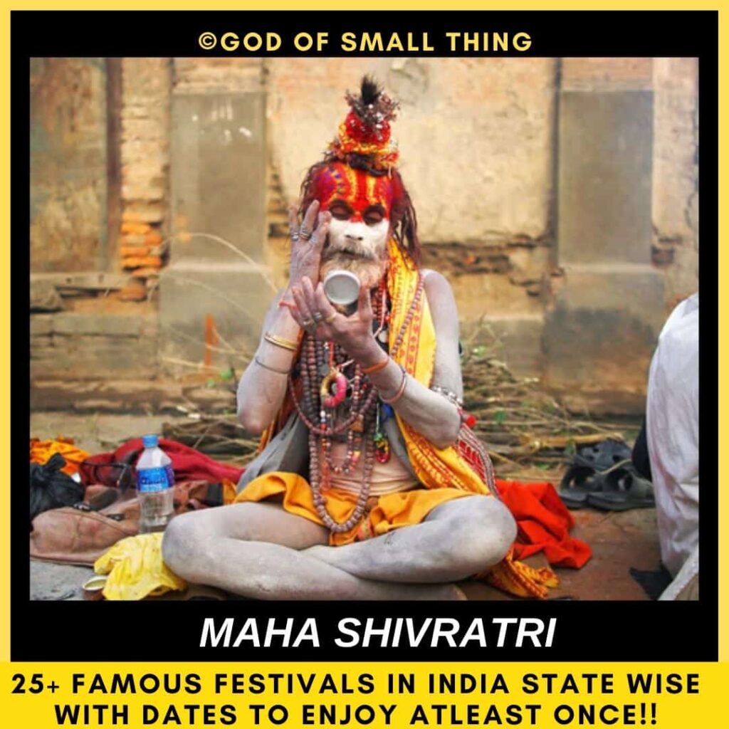 Indian festivals Maha Shivratri in india