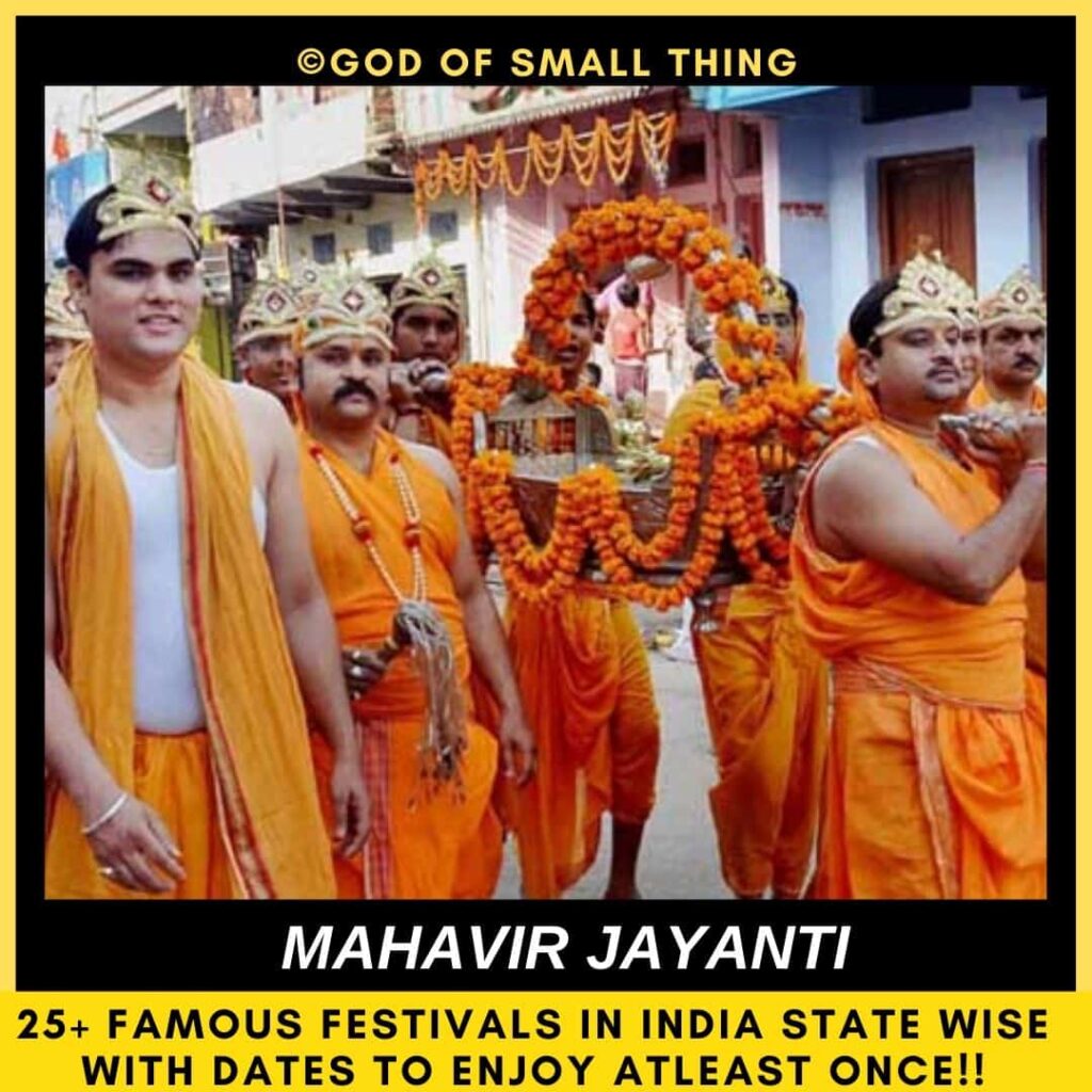 festivals of India Mahavir Jayanti in india