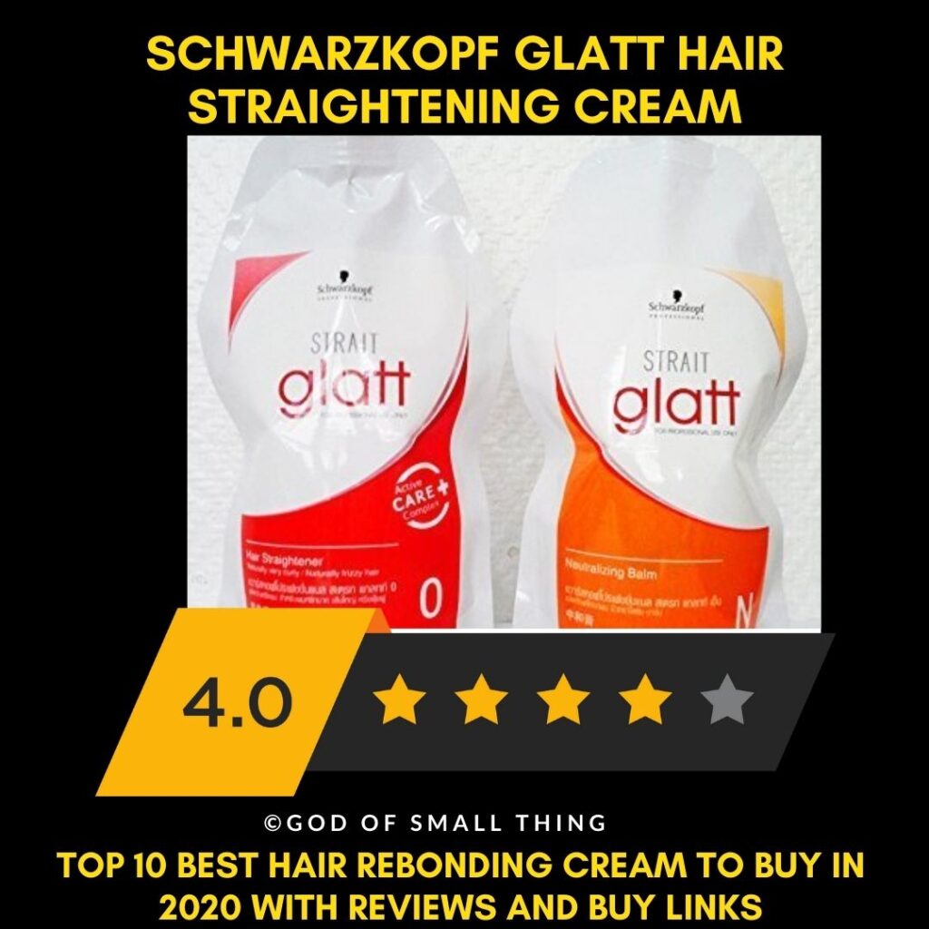 Best Hair Rebonding cream Schwarzkopf Glatt Hair Straightening Cream