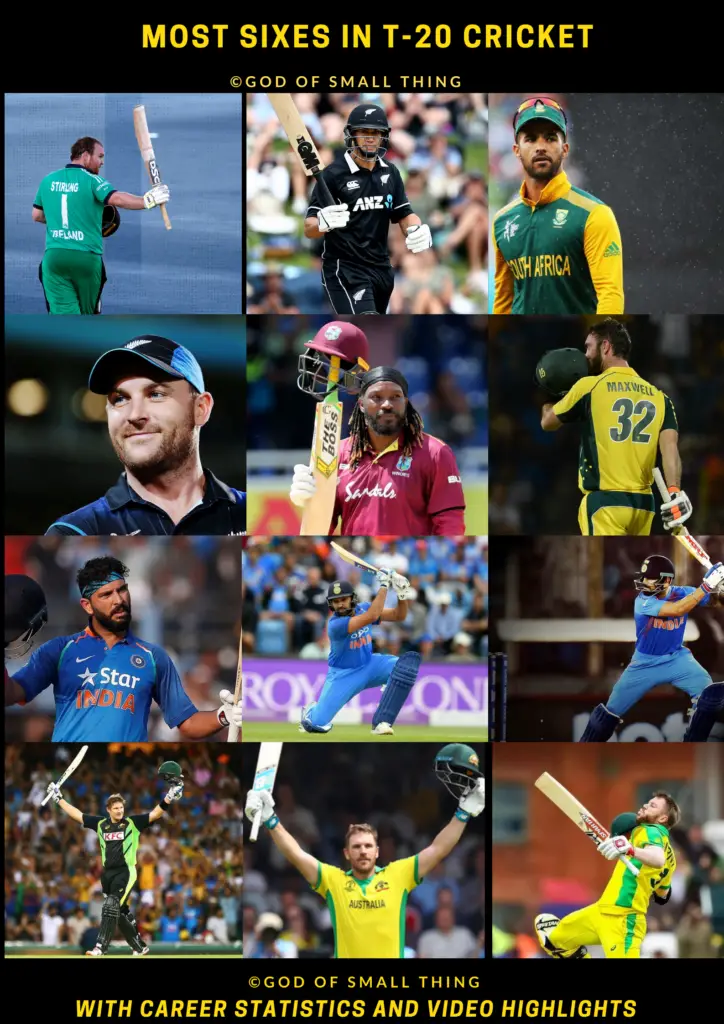 Most sixes in T20 cricket