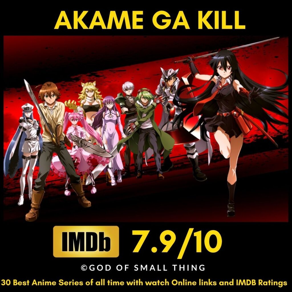 Best Anime Series Akame Ga Kill