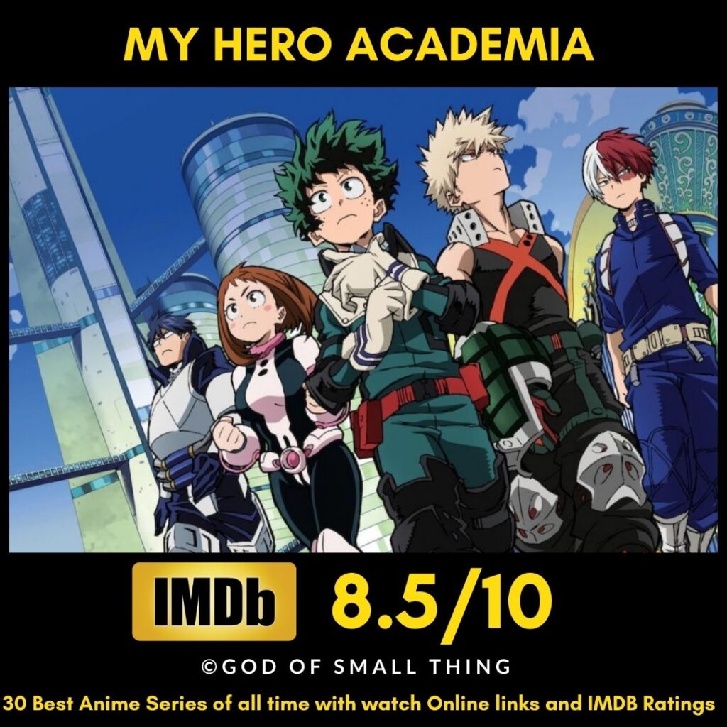 Best Anime of all Time My Hero Academia