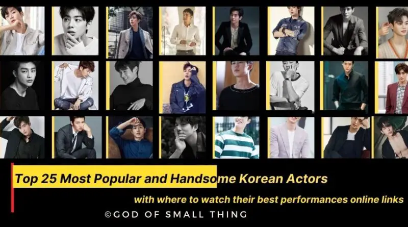Handsome Korean Actors