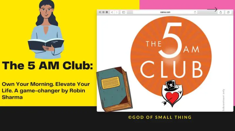 The 5 AM Club book by robin sharma