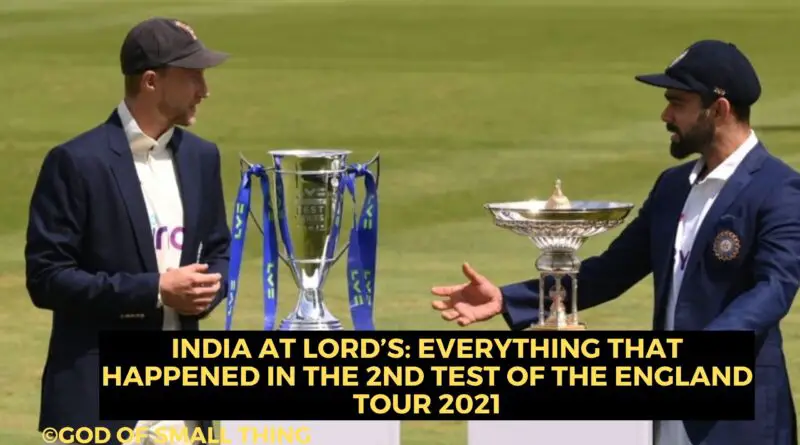 India at Lord's - Second Test