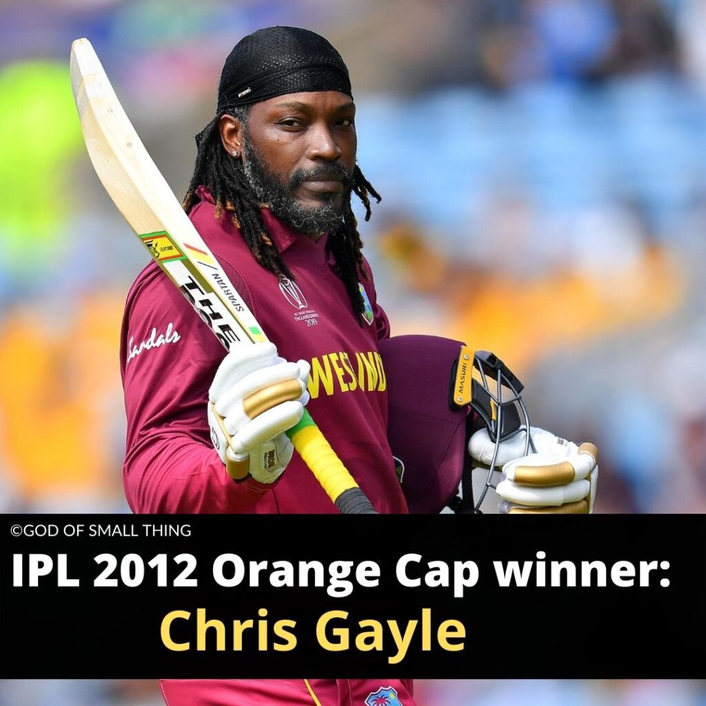 Orange Cap Winners Chris Gayle