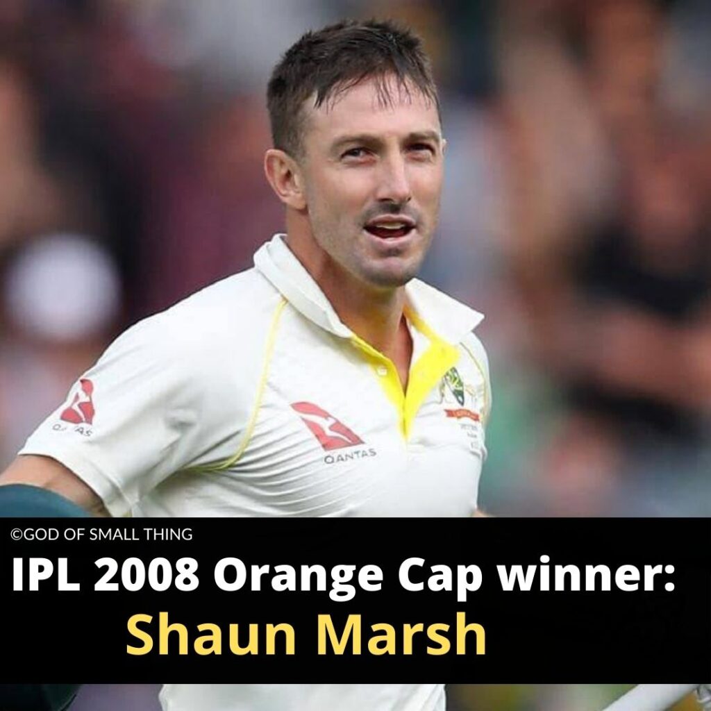 Orange Cap Winner Shaun Marsh