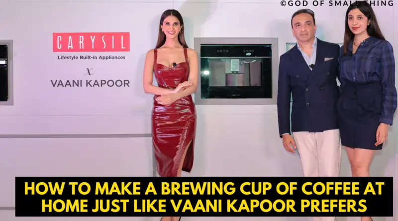 Vaani Kapoor Coffee Machine