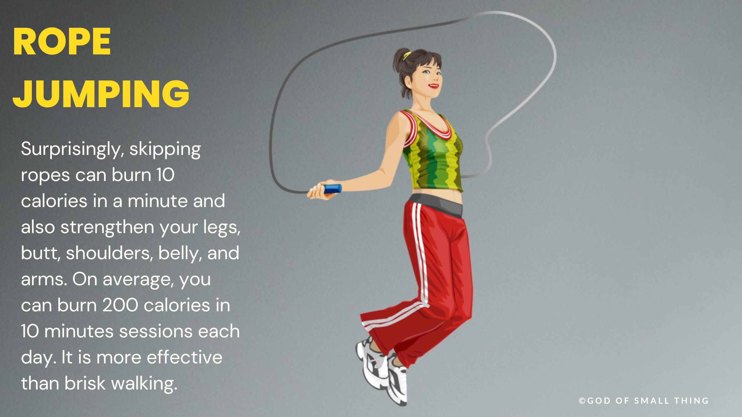 HIIT Workout Rope Jumping for Weight Loss