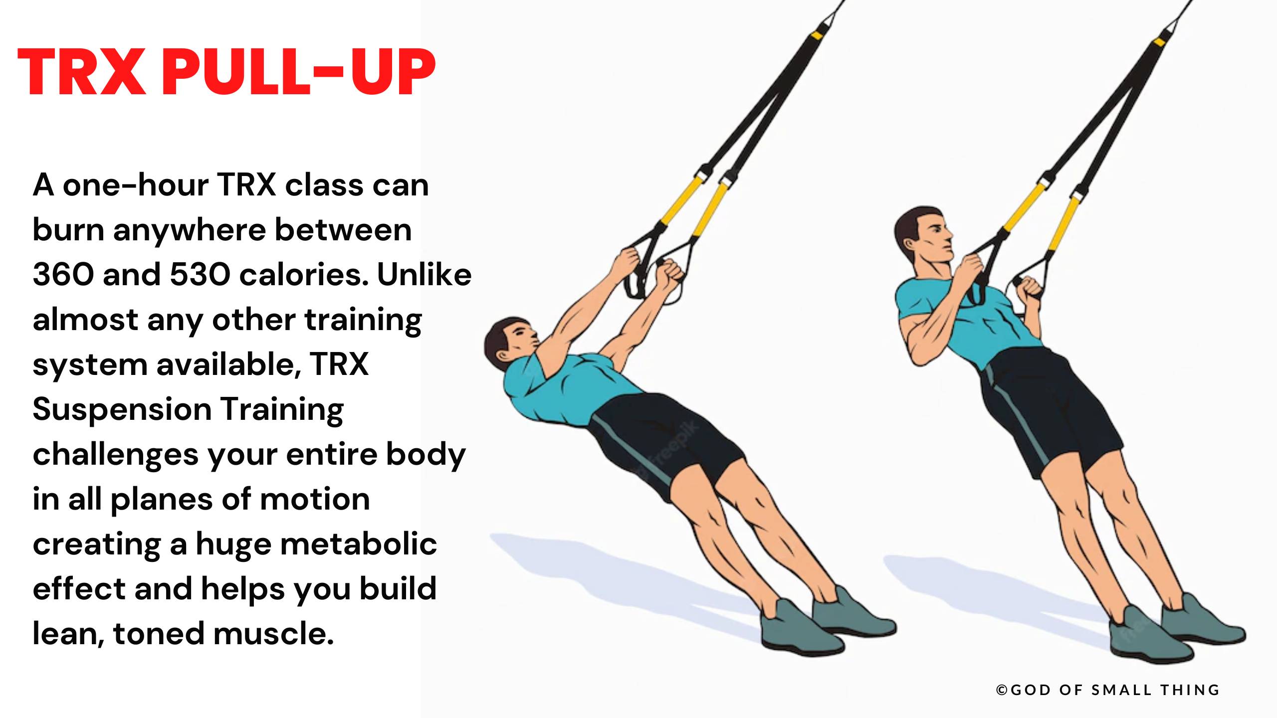 HIIT Workout TRX Pull-up for Weight Loss