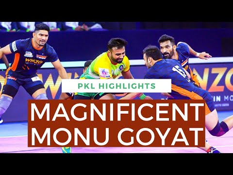 Pro Kabaddi PKL 8: M24 Highlights- Monu Goyat&#039;s 7-point raid helps Patna Pirates bt Bengal Warriors