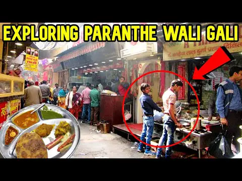 Paranthe Wali Gali Chandni Chowk 😍😍 Old Delhi Street Food