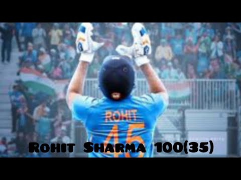 Rohit Sharma fastest t20 century in just 35 ball vs SL Hitman #hitman #youtube#teamindia #cricket