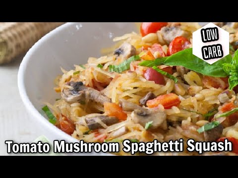 **Low** Tomato Mushroom Spaghetti Squash
