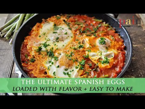 The Ultimate Spanish Eggs with Tomatoes &amp; Asparagus