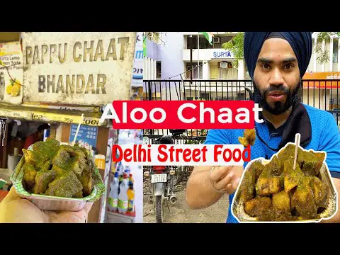 Delhi&#039;s Famous ALOO CHAAT Pappu Chaat Bhandar CP |50 Years Old |Fruit Chaat |BEST STREET Food IN CP