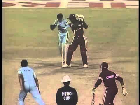 Anil Kumble Best Bowling Figer 6/12 Hero cup final
