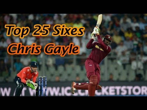 Top 25 Biggest Sixes Of Chris Gayle