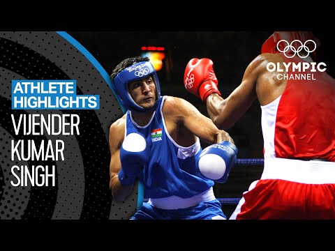 Vijender Singh&#039;s historic boxing Bronze Medal at Beijing 2008 | Athlete Highlights