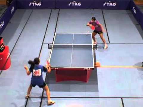 Senior Nationals Table Tennis Singles Final &#039;2004(Mouma vs Poulami)Women&#039;s Singles Final