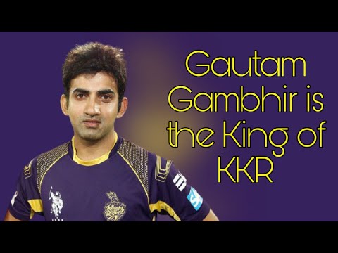 Gautam Gambhir - The best player and captain of KKR // We will never forget you Gautam Gambhir