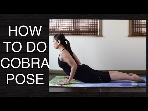 How to Do Cobra (Bhujangasana) - Yoga Pose Tutorial (Part 4 Vinyasa Essentials Tutorial Series)