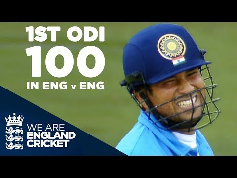 Sachin Tendulkar&#039;s 1st ODI Century In England Against England - Highlights