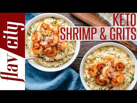 How To Make Shrimp and Cauliflower Grits - Easy Keto and Low Carb Recipe