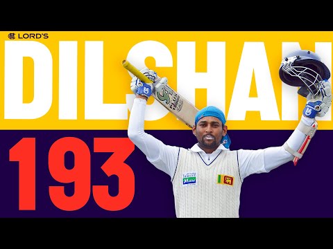 Captain&#039;s Knock From Tillakaratne Dilshan With Huge Score of 193! | Lord&#039;s