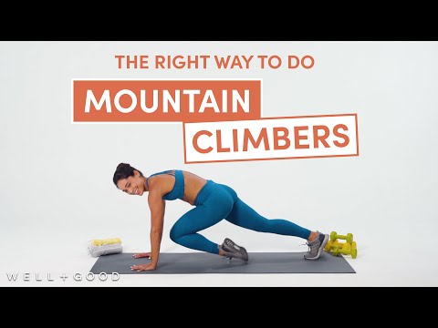How to Do Mountain Climbers | The Right Way | Well+Good