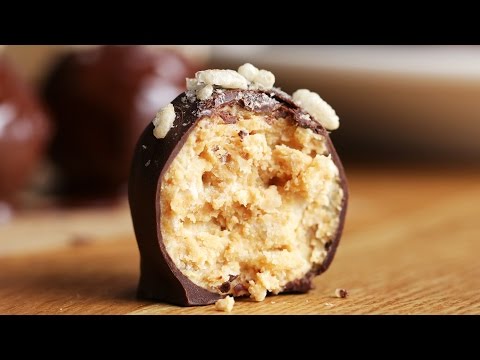 No-Bake Crispy Chocolate Peanut Butter Balls
