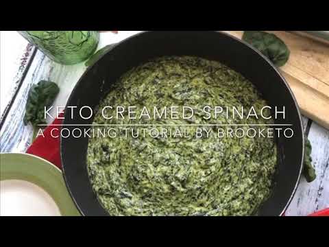 Keto Creamed Spinach: A Recipe &amp; Cooking Tutorial by Brooketo