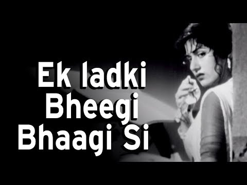 Ek Ladki Bhigi Bhagi Si | Chalti Ka Naam Gaadi Songs | Kishore Kumar | Madhubala | Rain Song
