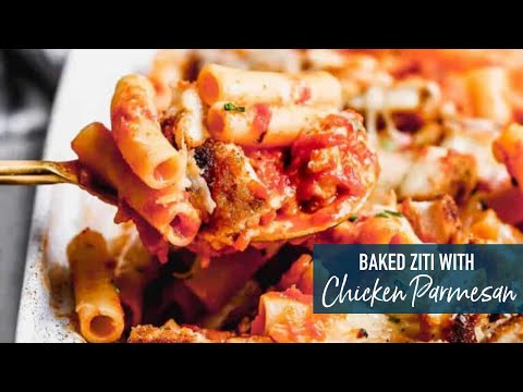 Baked Ziti with Chicken Parmesan!