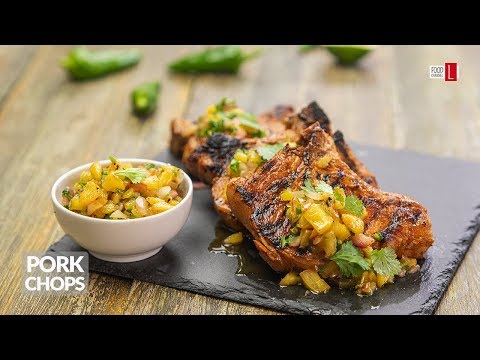 Pork Chops with Pineapple Salsa | Food Channel L Recipes