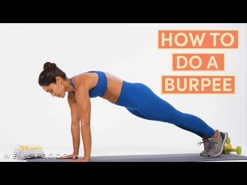How To Do A Burpee | The Right Way | Well+Good