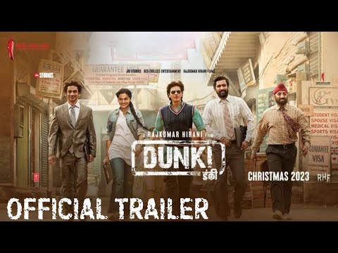 Dunki Official Trailer | Shah Rukh Khan | Rajkumar Hirani | Taapsee | Vicky | Boman | Christmas 2023