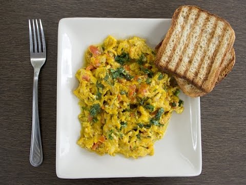 Akuri (Parsi recipe for scrambled eggs)