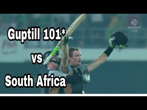 Martin Guptill 101 Not Out Vs South Africa T20 2012 - Matchwinning Knock