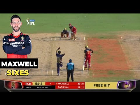 Top 7 best sixes maxwell in cricket || Eagle cricket