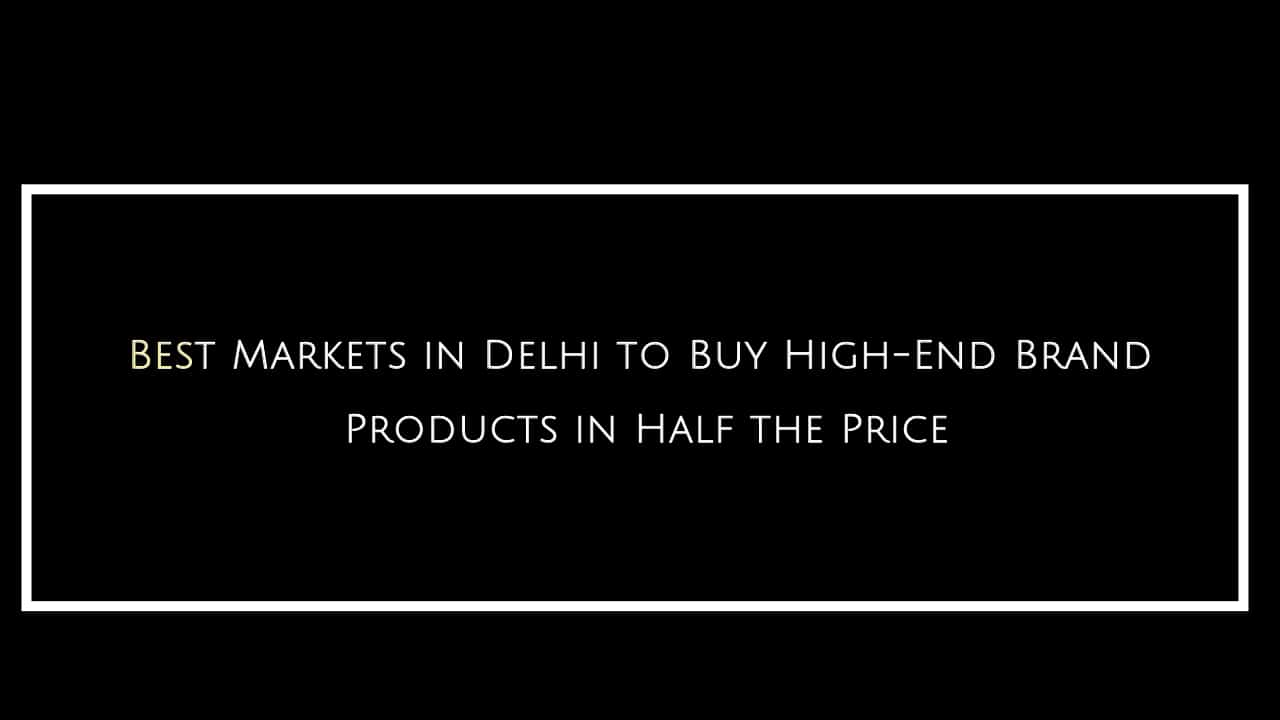 first copy markets in Delhi