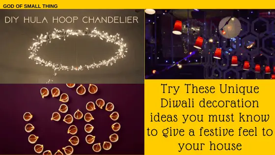 Unique Diwali decoration ideas
