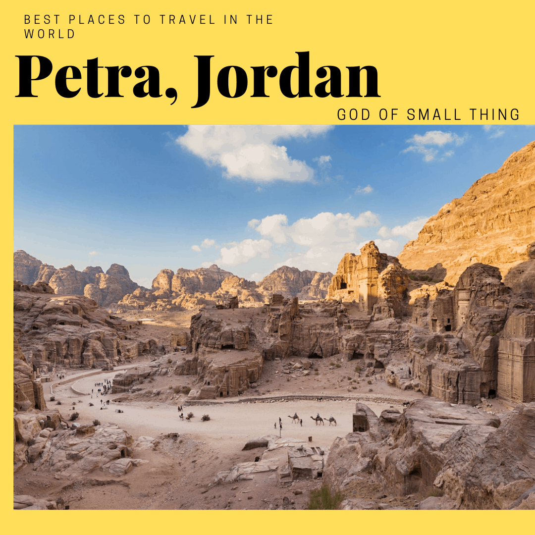 best vacation spots in the world: Petra, Jordan