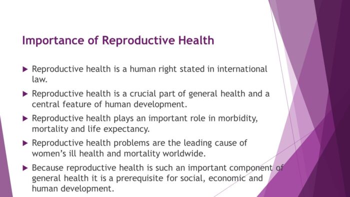 Healthy Woman Lifestyle Reproductive health