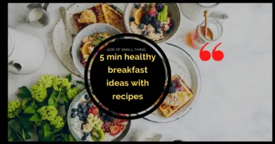 5 min healthy breakfast ideas with recipes